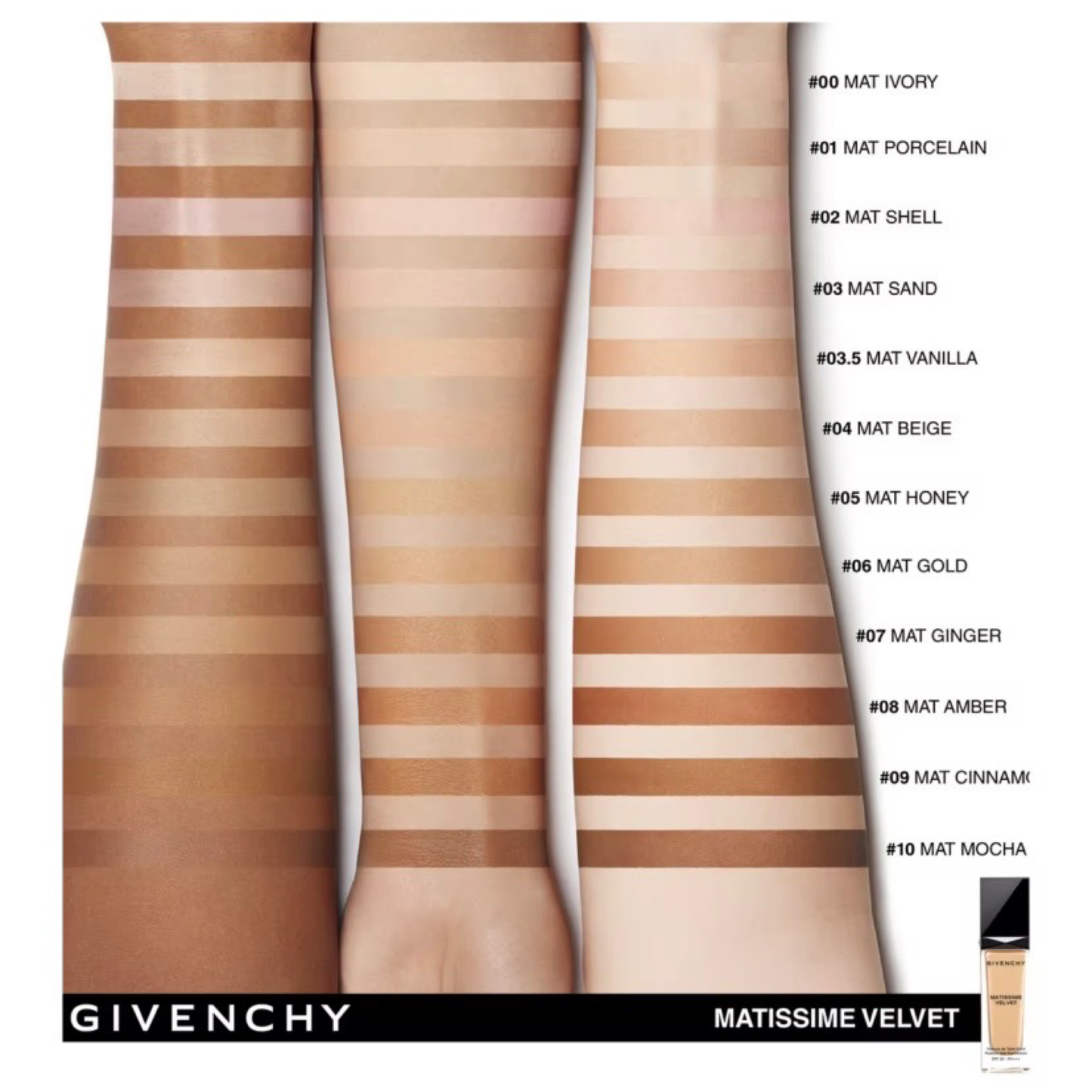 Givenchy Matissime Velvet Radiant Mat Fluid Foundation Spf 20