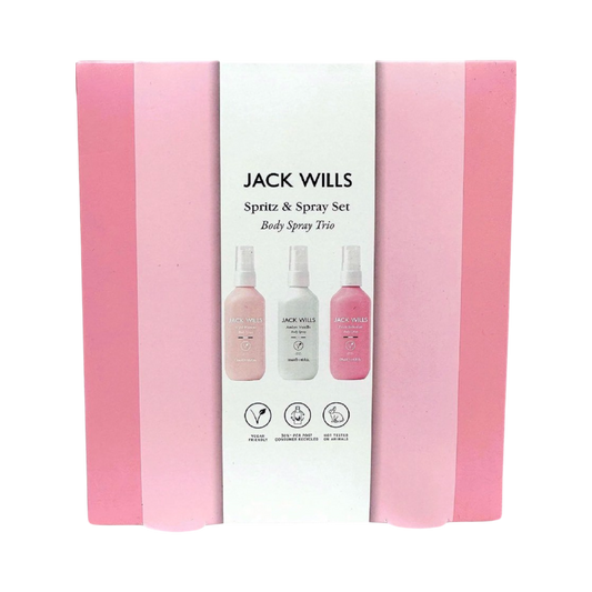 Jack Wills Sprits & Spray Set - Body Spray Trio Gift Set for Her