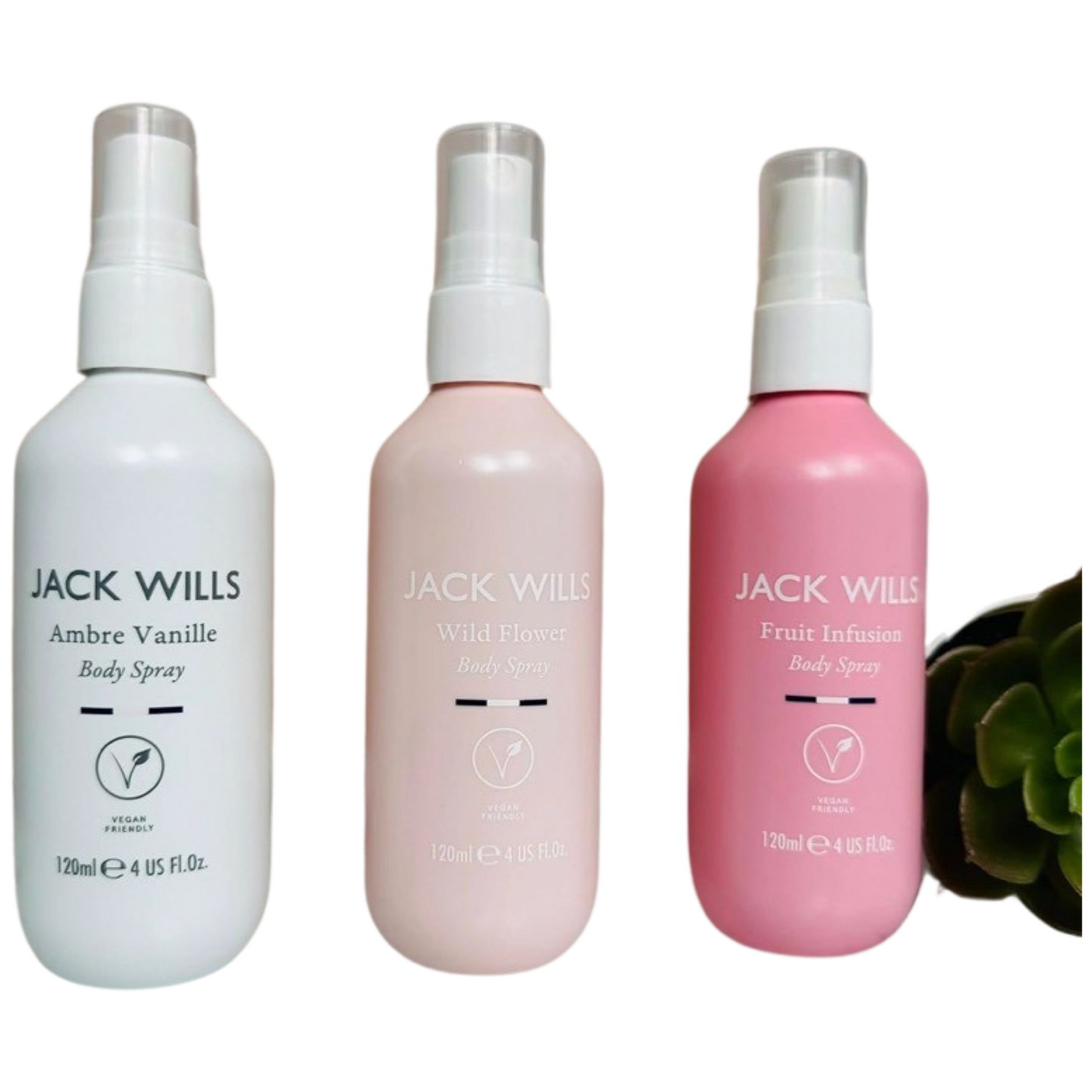 Jack Wills Sprits & Spray Set - Body Spray Trio Gift Set for Her